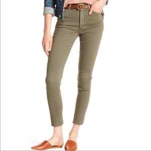 Joe’s Jeans size 29 army green high rise